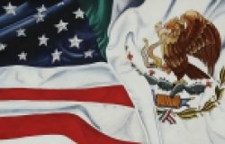 U.S. & Mexico Flags