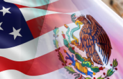 US MX Flag