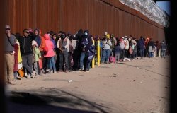 Thousands of migrants seek asylum at the U.S. - Mexico border.